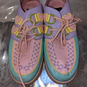 Pastel kawaii Strange Cvlt Krypt Kreeper shoes pastel goth
